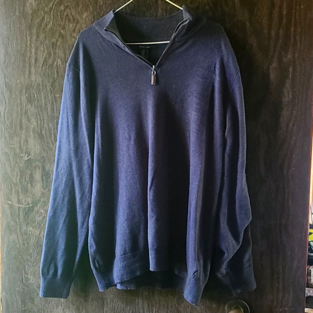 Brand New 3/4 zip up sweater. XL